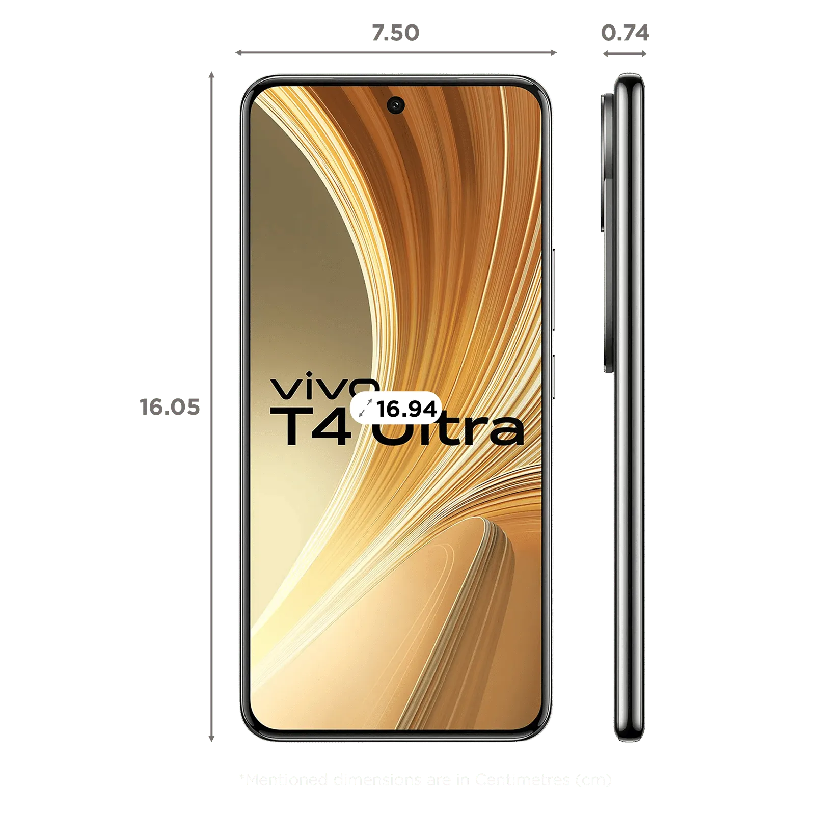 vivo T4 Ultra 5G (12GB RAM, 256GB, Meteor Grey) - Image 3
